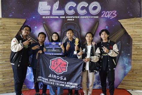Mahasiswa Teknik Elektro Unisma Malang Raih Juara 2 Pada Elcco 2023 Di