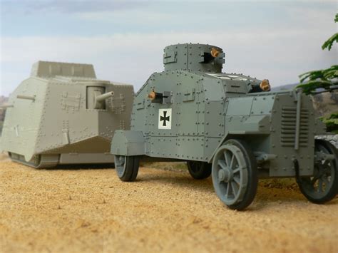 Cols Tanks Ww1 German Erhardt17 Armoured Car
