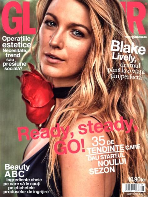 Revista Glamour Magazine Romania Cover Blake Lively Septembrie Blogul Cu Reviste
