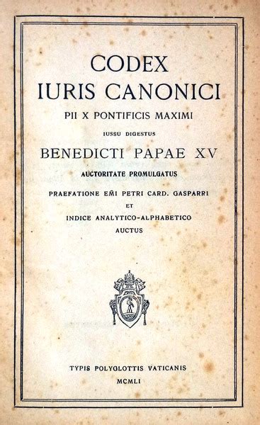Codex Iuris Canonici Good Hard Cover Livraria Castro E Silva