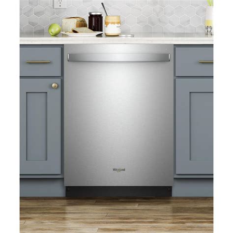 Whirlpool Wdt750sahz 24 Inch Fingerprint Resistant Stainless Steel Top Control Built In Tall Tub
