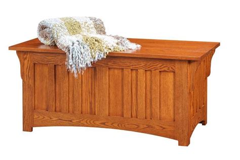 Hartford Oak Mission Hope Chest From Dutchcrafters Amish Funiture