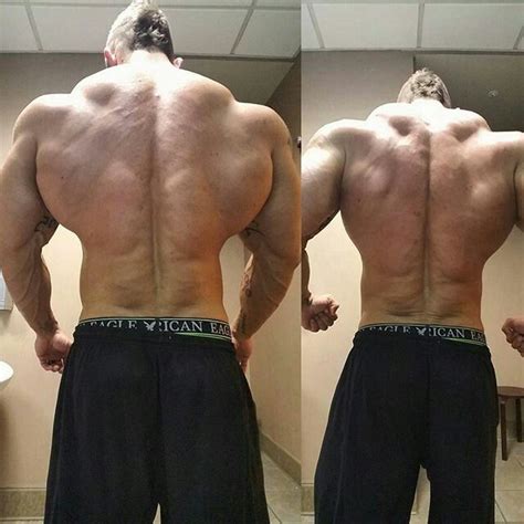 Wide And THICK Back Muscle Bodybuilder Muscle Men Bodybuilding