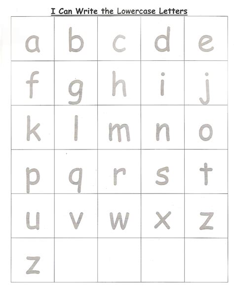 Lower Case Letters Printables Free Printable Word Searches