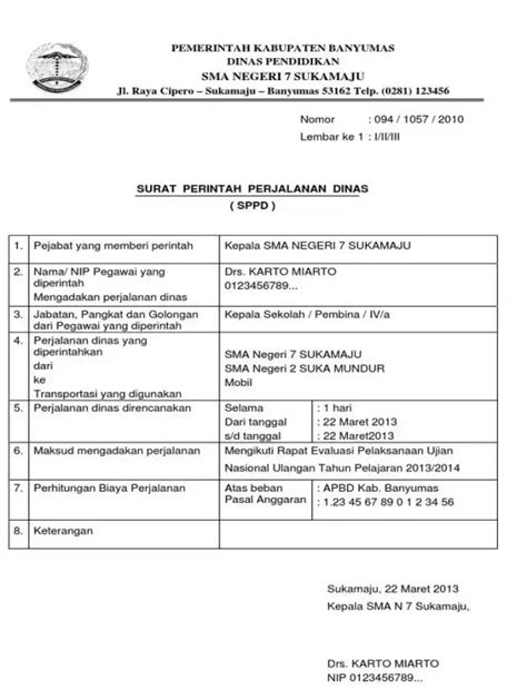 Contoh Kalimat Pembuka Surat Dinas Caribes Net