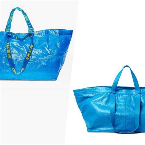 Ikea Responds To Balenciaga’s 2 145 Look Alike Tote Bag