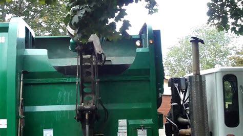 Waste Management Yard Debris Truck - YouTube