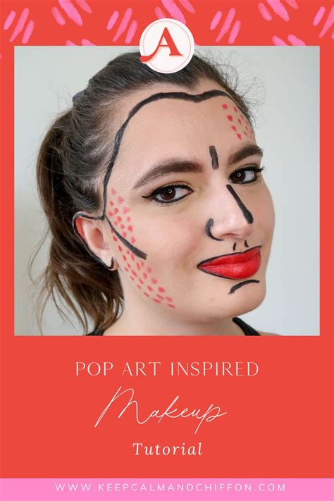 Pop Art Inspired Halloween Makeup Tutorial Pop Art Makeup Pop Art