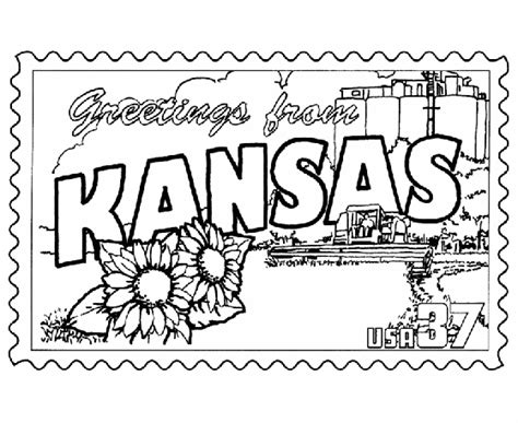 Kansas State Coloring Pages Discover Free Coloring Pages For Kids To