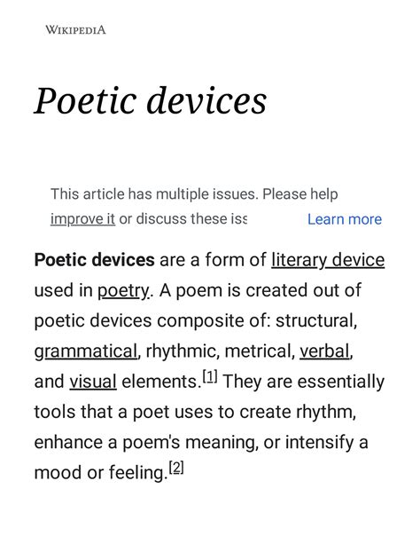 What Are Poetic Techniques Explain With Examples Printable Templates Free