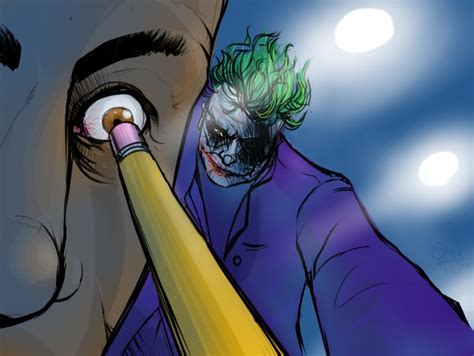 Jokers Pencil Trick By Nobullet On Deviantart