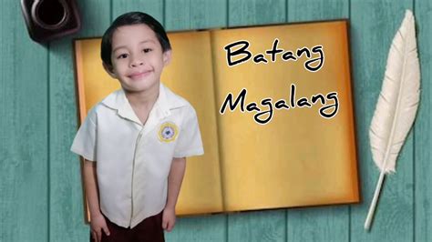 Batang Magalang Poem For Kids Youtube