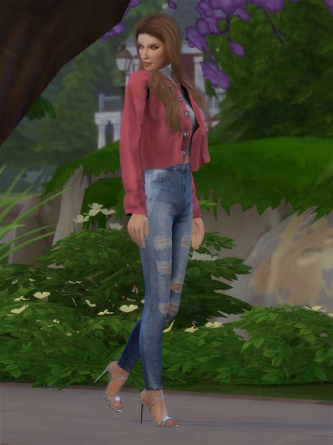 My Sims 4 Cas Tricia Helfer Imagination Sims 4 Cas