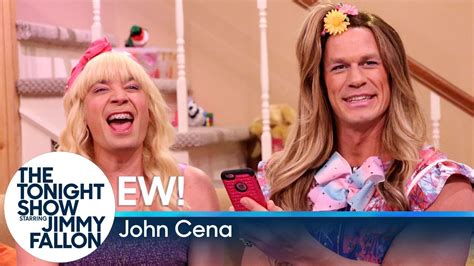 John Cena Dressed As Teenage Girl Acted With Jimmy Fallon