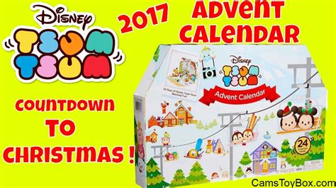 2017 Disney Tsum Tsum Advent Calendar Countdown To Christmas Unboxing Toys Youtube