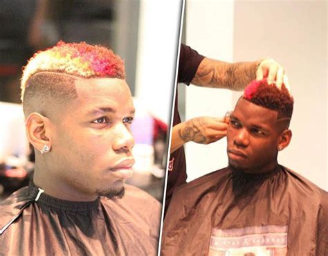 Paul pogba reveals latest wacky trim as france midfielder inscribes 'pogboom' into his hair ahead france midfielder paul pogba is renowned for his unusual hairstyles pogba is expected to star for favourites france at upcoming euro 2016 Paul Pogba hair: Man Utd star shows off yet another outrageous new style | Sport Galleries ...