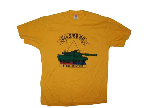 T Shirt Us Army Armor Tank Steel On Steel L Övrigt Us Army