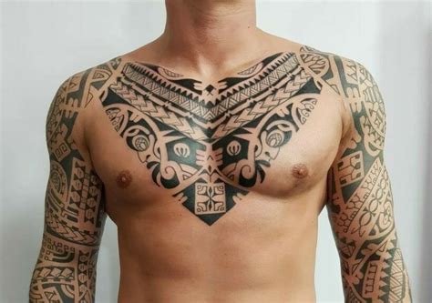 101 best tribal tattoo chest ideas that will blow your mind