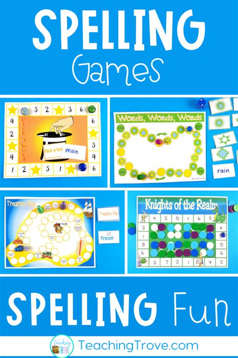 Spelling Games And Activities Are A Fun Way To Help Motivate Your