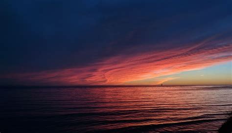 1336x768 Sea Ocean Sunset Reflection Pastel Waves Laptop Hd Hd 4k