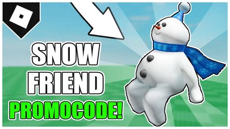 [promo Code] How To Get Snow Friend Free Accessory [roblox] Youtube