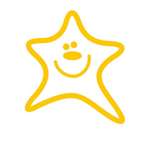 Smiley Star Stamper In Gold Superstickers