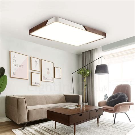 Use our selection to illuminate hallways, add a glow to your. Retro Walnut Colour Wood Ultra-Thin Rectangle Dimmable LED ...