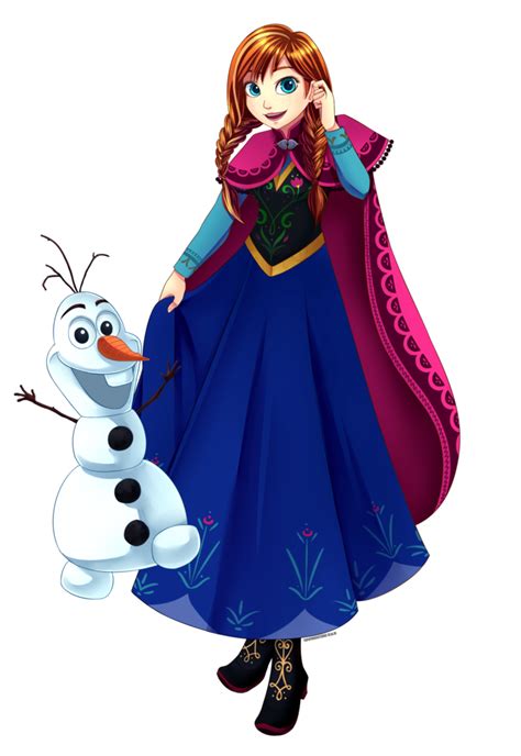 Anna And Olaf Frozen Fan Art 36426947 Fanpop
