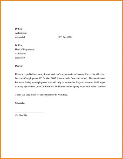 Browse Our Image Of Straightforward Resignation Letter