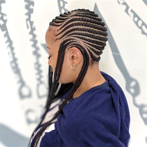 New design long cornrow braids rose net wigs natural black micro braids with baby hair heat resistant synthetic top quality synthetic braided lace front wigs short bob hair micro braiding wigs heat. 2019 African Hair Braiding Styles : Must See Styles Ruling ...