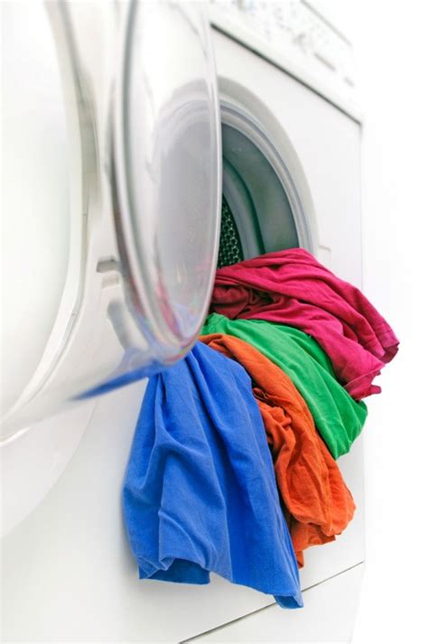 Try to wash dark colors together. Removing Stains from Colored Clothing | ThriftyFun