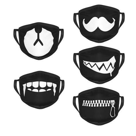 Face Masks 5pack Ayo And Teo Teeth 3d Print Anime For Adults Man Woman
