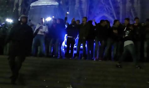 cologne sex attack new footage shows migrants overpowering police world news uk