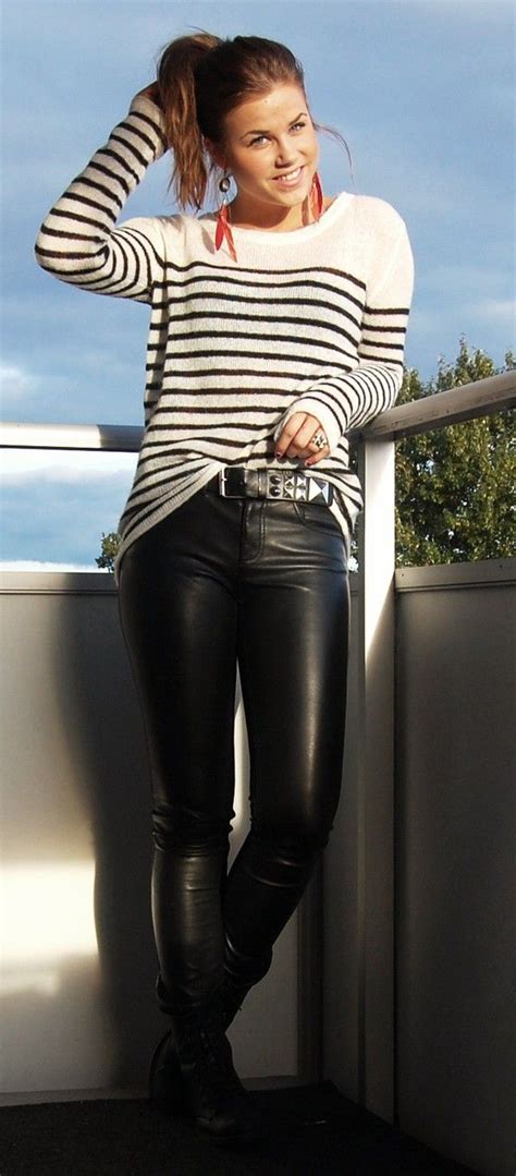 Pin By Alois Wichra On Leder Leather Pants Leather Pants Outfit