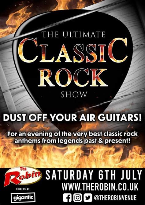 The Ultimate Classic Rock Show The Robin Wolverhampton July 6 2024