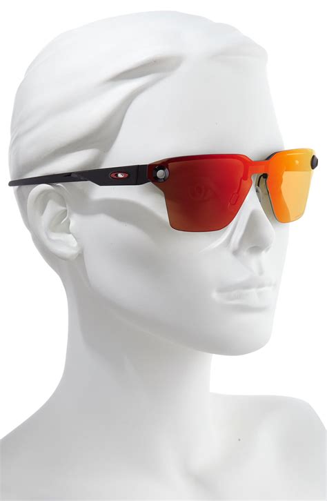 oakley lugplate 139mm mirrored shield sunglasses nordstrom in 2021 shield sunglasses