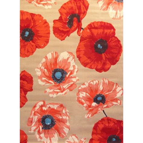 Poppies And In Rug Form Yes Definitely A Good Idea For Some Room