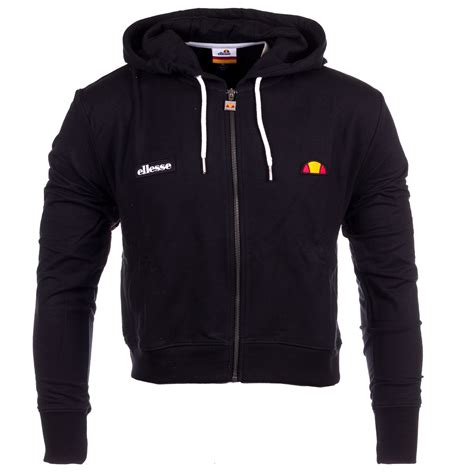 Download Ellesse Navona Cropped Womens Ladies Full Zip Hoodie ...