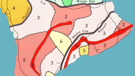 Big Island Volcano Zone Map Sexiz Pix