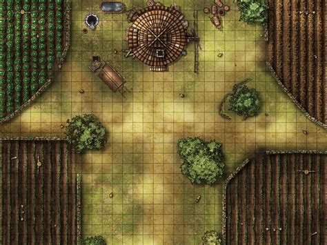 Buy Farm Battle Map Dnd Battle Map Dandd Battlemap Dungeons And Online In