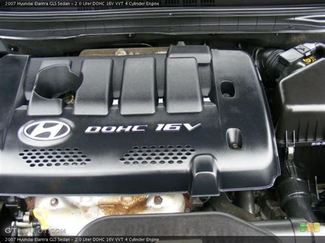20 Liter Dohc 16v Vvt 4 Cylinder Engine For The 2007 Hyundai Elantra