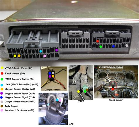 Pics of completed vtec OBD1 P72 ECU wiring - Honda-Tech ...