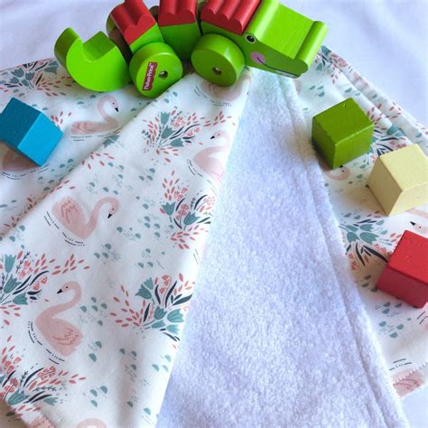 Bamboo And Org Cotton Baby Blanket Swans Blanket Swan Etsy Uk