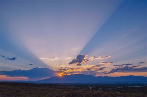 Sunrise Over The Sandias Travel New Mexico Land Of Enchantment New
