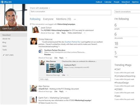 effective sharepoint and yammer integration social intranet
