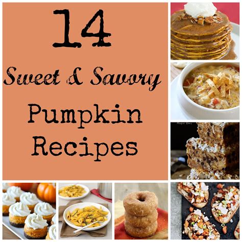 14 Sweet And Savory Pumpkin Recipes Pumpkin