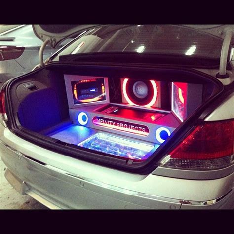 Custom Sound Systems For Cars Super Awesome Custom Trunk Car Audio Car Audio Custom Car