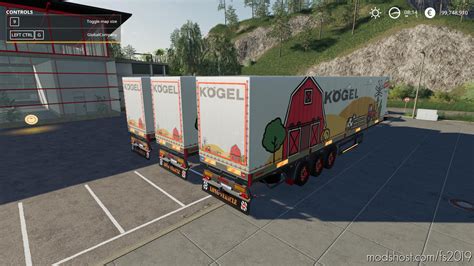 Farming Kogel Autoloader Fs19 Trailer Mod Modshost