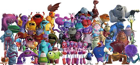 Characters Of Monsters Inc R Pixar