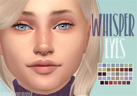 Sims 4 Whisper Eyes Defaults Non Defaults And Contacts Sims Four